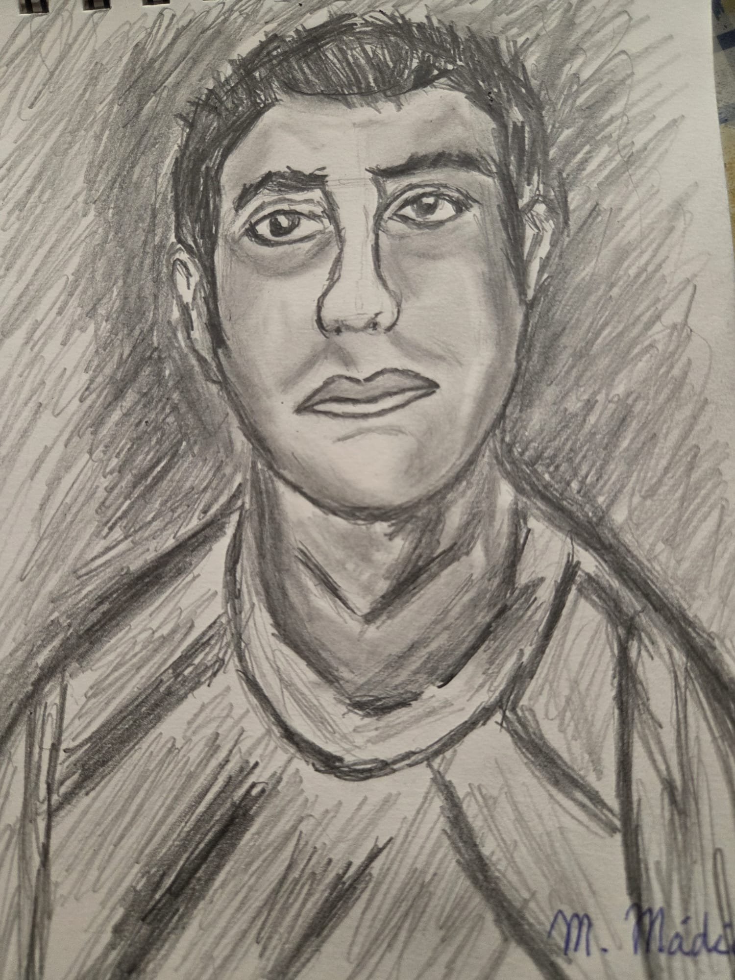 Retrato chico joven