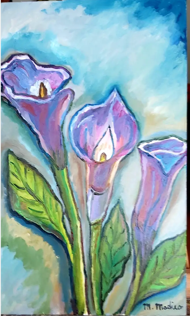 Ramo de Lirios Violeta