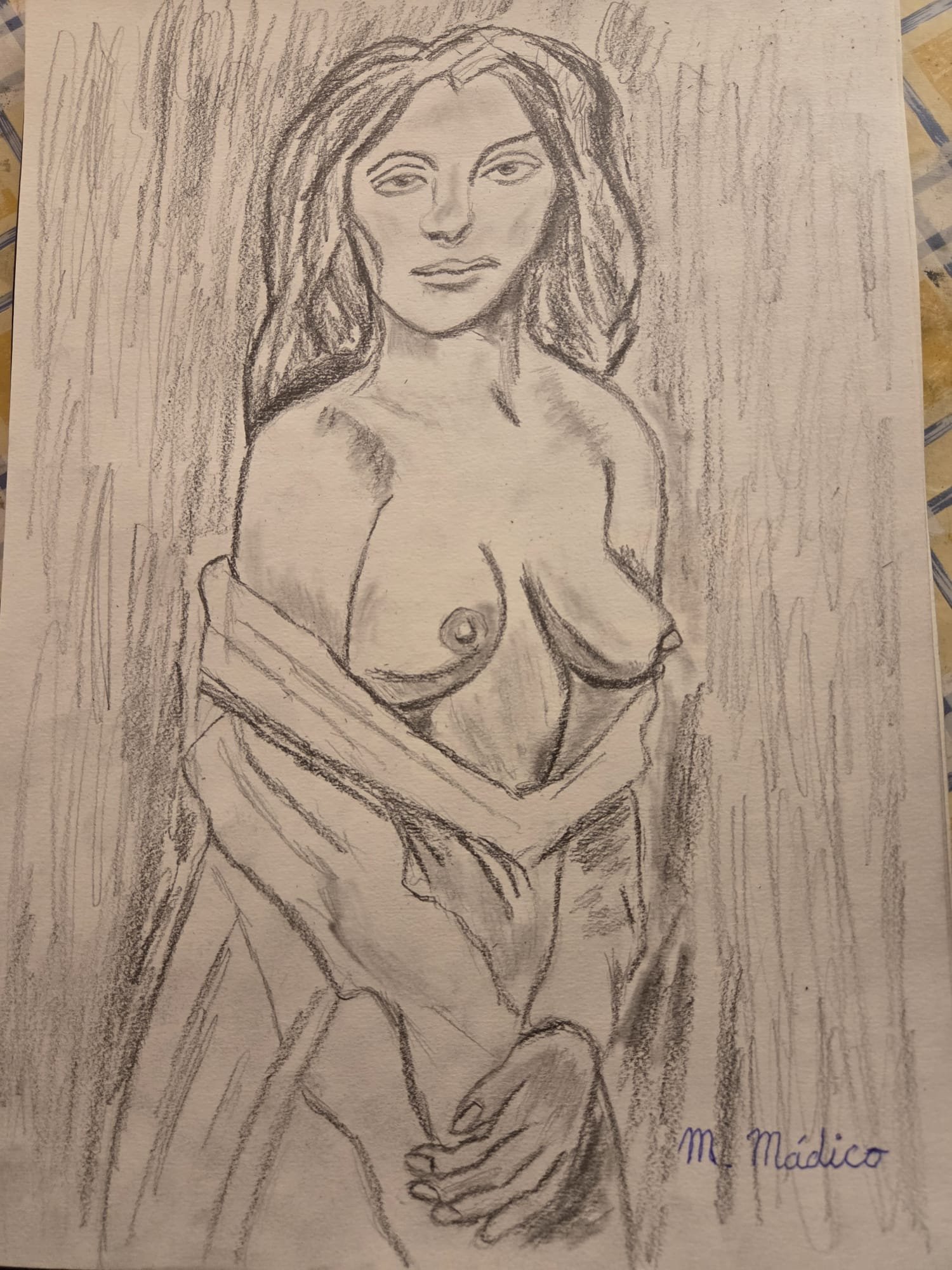Retrato de mujer desnuda