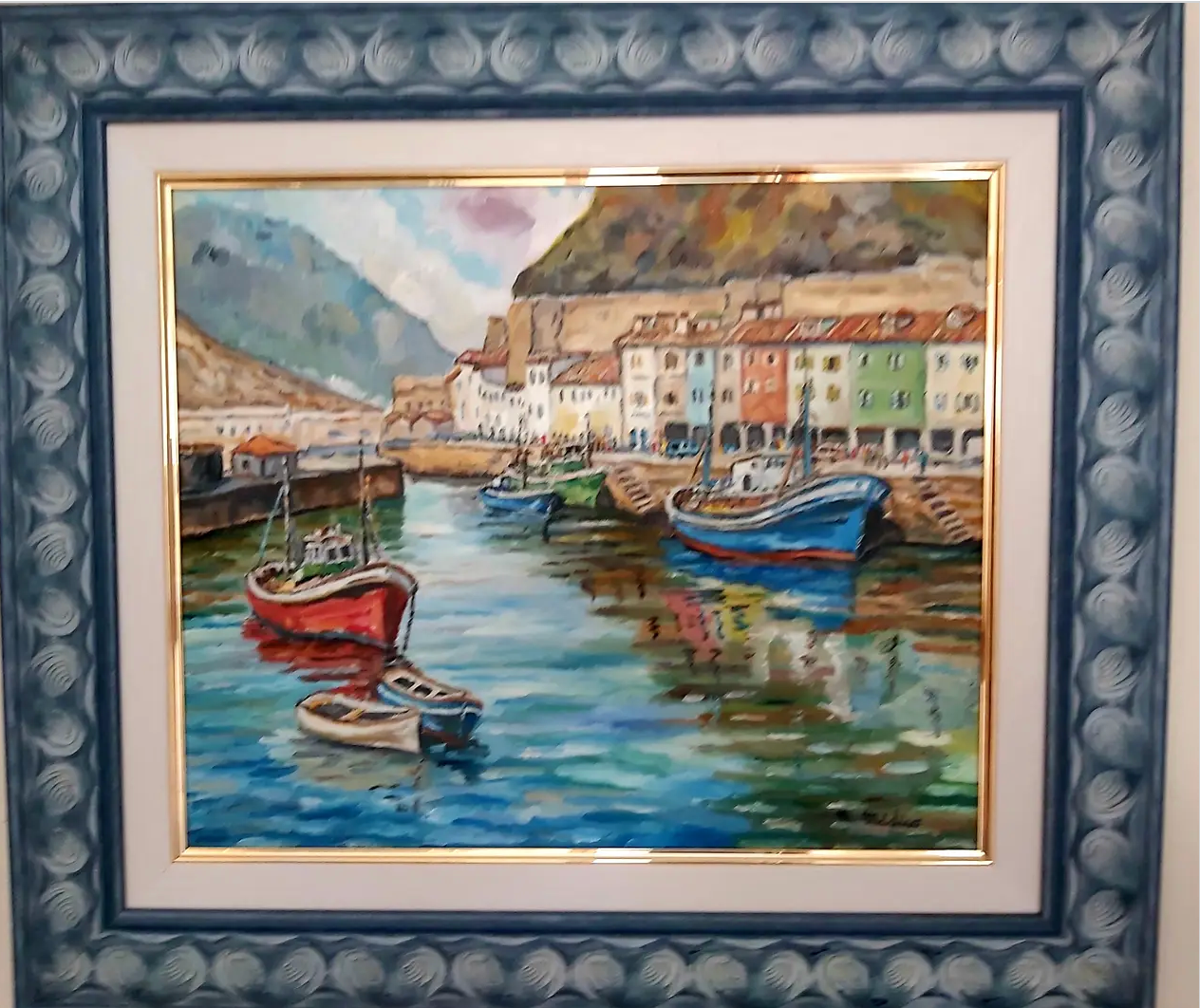 Puerto pesquero Cudillero (Asturias)